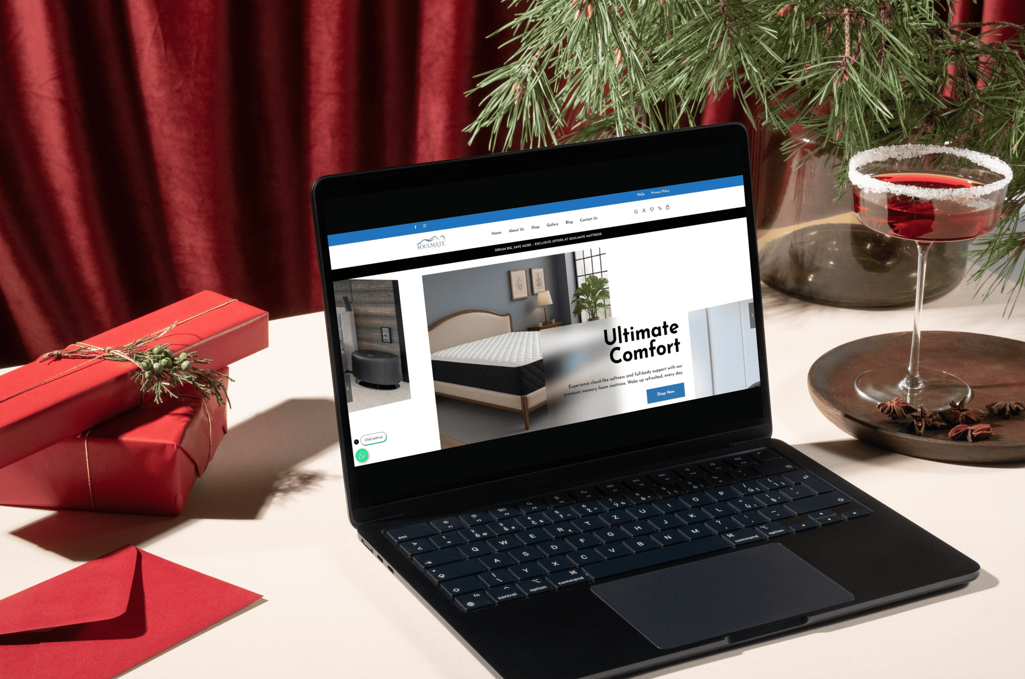 Professional Website Design Mockup